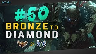 Very Strong Pyke BELONGS in the Jungle  Jungle Pyke  Depths of Bronze to Diamond Episode 60 [upl. by Atiuqihc]