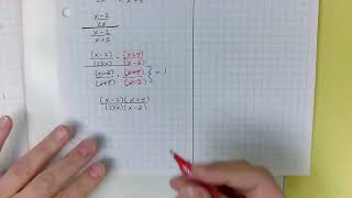 Alg1 Ch10 Day 3 10 3 Dividing Rational Fractions Stacked Style [upl. by Markowitz]