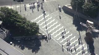 The City  People walking on the street overhead view [upl. by Grizel]