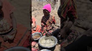 Hadza Shares Food Equallyshortsfeed hadzabetribe [upl. by Peirce375]