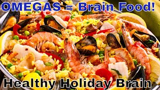 Healthy Holiday Brain Seafood Paella [upl. by Agnizn]