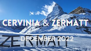 Skiing in Cervinia amp Zermatt 20224K [upl. by Saddler175]