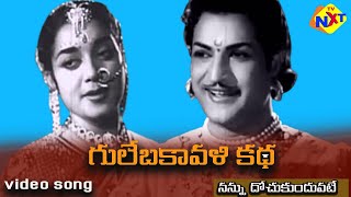 Nannu Dochu kunduvatey video Song  Gulebakavali Katha Telugu Movie Songs  NTR Jamuna  TVNXT Music [upl. by Ardnael]