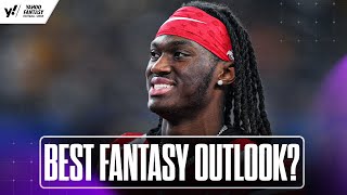 Whos the 1 FANTASY wide receiver DRAFT prospect  Fantasy Football Show  Yahoo Sports [upl. by Hoeg]