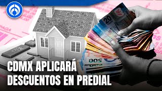 Pago de predial en la CDMX tendrá descuentos si se paga anticipadamente [upl. by Gerek538]