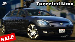 Turreted Limo Review  SALE  GTA Online  MercedesBenz E Class Limousine  Worth Mercedes Limo [upl. by Hescock]