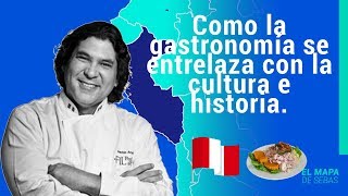 🇵🇪🍽HISTORIA de la GASTRONOMÍA PERUANA en 8 minutos🇵🇪🍽  El Mapa de Sebas [upl. by Yruj]