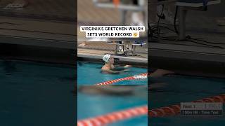 🔥 Gretchen Walsh is on fire 🔥🎥 UVA Swim Dive x OlympiansMadeHere [upl. by Biondo]