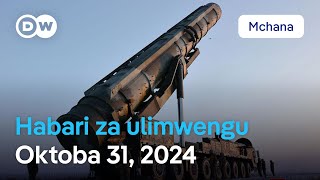 DW Kiswahili Habari za Ulimwengu  Oktoba 31 2024  Mchana  Swahili Habari leo [upl. by Pena]