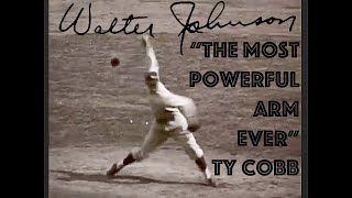 Walter Johnson Pitching Mechanics amp Game Highlights BEST QUALITY [upl. by Ahsinad]