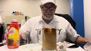 Neighbors Coffee Co 89’er Blend  Iced Coffee w Hazelnut Liquid Creamer  The Beer Review Guy [upl. by Lanny484]