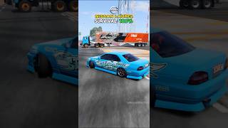 Drift Sedans vs Trailer beamngdrive beamng beamngcrashes drift car cars [upl. by Ahron]