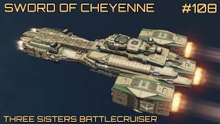 Starfield  SWORD OF CHEYENNE Class C Battlecruiser starfieldships starfieldgame starfield [upl. by Ansell821]