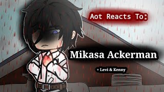 Aot React To Mikasa Gacha Club 14 Canon Ships [upl. by Aneez649]