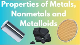 Properties of Metals Nonmetals and Metalloids [upl. by Lew578]