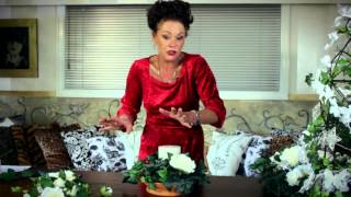 Floristry Tutorial How to Arrange Christmas Table Flowers [upl. by Mohl]