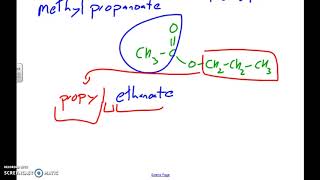 Organic Chemistry  Naming Esters [upl. by Holland]