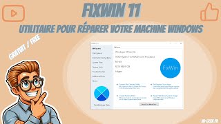 FixWin  utilitaire de réparation gratuit pour Windows [upl. by Irtemed]