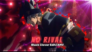 No Rival  Black Clover quotAstaquot EditAMV blackclover asta [upl. by Rushing]