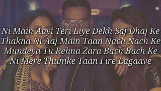 Hauli Hauli  Lyrics  Ajay Devgn Tabu Rakul  Neha Kakkar Garry Sandhu  De De Pyaar De [upl. by Pare]