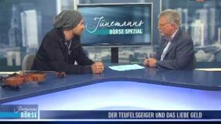 Jünemanns Börse Spezial David Garrett  Der Teufelsgeiger und das liebe Geld Teil 22 [upl. by Kerred]