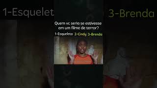 °• Quem você seria se estivesse em um Filme de terror  °• memes shortsvideo [upl. by Annazus]