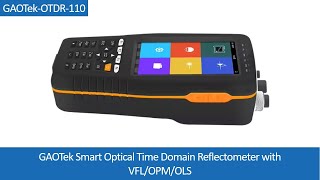 Smart Optical Time Domain Reflectometer with VFLOPMOLS  GAOTek [upl. by Rubia]