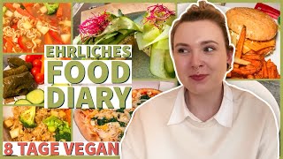 Was ich als Veganerin in einer stressigen Woche esse  Food Diary [upl. by Llevert762]