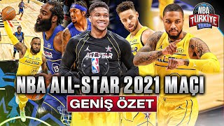 NBA ALL STAR 2021 MAÇI  GENİŞ ÖZET 7 Mart 2021 [upl. by Vonni610]