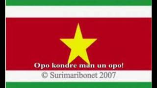 Volkslied van Suriname [upl. by Ydnew]