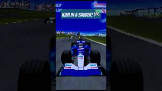 Kimi in a Sauber 🏁 ps1 playstation f1 rgc [upl. by Joao]