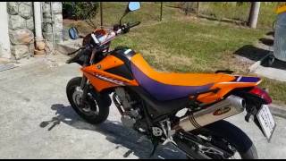 YAMAHA XTX 660 AKRAPOVIC SOUND amp WALKAROUND [upl. by Adianez]