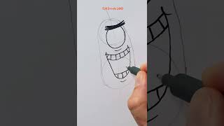 Drawing most notorious villain spongebob drawing [upl. by Auqeenahs]