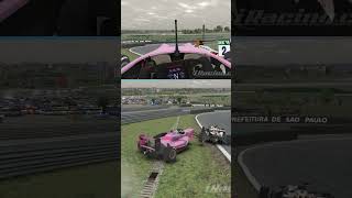 ¿Que opinas Choque surrealista interlagos iracing simracing iracingcrashes formula3 formula1 [upl. by Eversole]