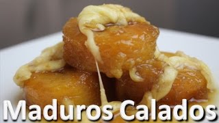 Como Hacer Maduros Calados Receta  Postre De Platano Maduro Facil y Rapido [upl. by Atyekram]