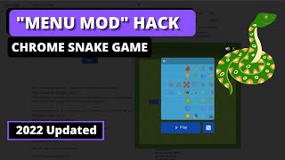 Get Google Snake Game Menu Mod  July 2022  FREE [upl. by Iphlgenia435]