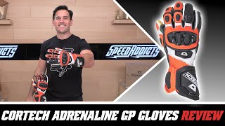 Cortech Adrenaline GP Gloves Review at SpeedAddictscom [upl. by Oibesue]