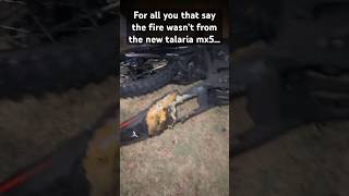 Proof the talaria mx5 is a fire bomb [upl. by Yael921]