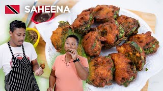 Saheena Recipe Rolled Dasheen Bush by Chef Shaun 🇹🇹 Foodie Nation [upl. by Ymerrej491]