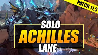 HARD CARRYING with ACHILLES in SMITE 115 [upl. by Ecilahc]