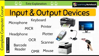 Input and Output Devices of Computer [upl. by Avik947]