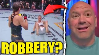 Valentina Shevchenko claims she was ROBBED MMA Community reacts to Grasso vs Shevchenko fight [upl. by Innus]