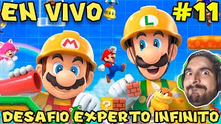 🔴 A SUFRIR EN EL EXPERTO INFINITO EN VIVO   Super Mario Maker 2 EN VIVO con Pepe el Mago 11 [upl. by Lemahs859]