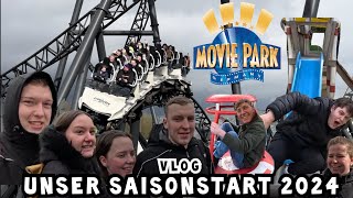 Wir machen hier heute ALLES Movie Park Germany  Vlog 147 [upl. by Nosam]