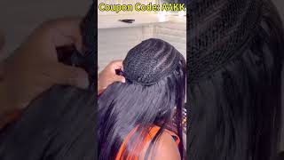 ✨Detailed Tutorial On How To Do Traditional Sew In｜Leave Out Silky Straight Hair FtELFINHAIR [upl. by Ahseret]