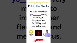 Fill in the blanks for Duolingo English Test PART 2 [upl. by Mad789]