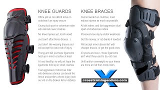 Knee braces or knee guards Which will suit you best︱Cross Training Enduro [upl. by Dode]