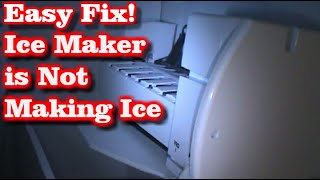 Fixing an Ice Maker Thats Not Making Ice [upl. by Obe]