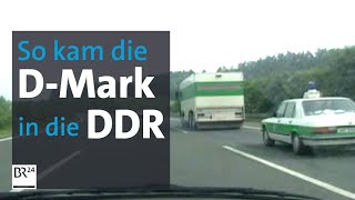 Gigantischer Geldtransport Milliarden DMark für die DDR  Abendschau  BR24 [upl. by Bolger]