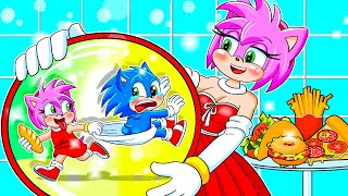 Brewing Baby Cute Factory Pregnant Sonics Pregnant Shin Sonic  Sonic The Hedgehog 3 Animation [upl. by Ariew]